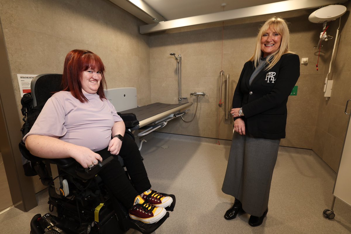 Thanks to @StephenNolan @BBCNolan for covering #ChangingPlaces toilets this morning. We know there’s a lot of work to do but huge strides are being made to ensure toilet access for all. Here’s the brand new toilet I mentioned in @TitanicBelfast! Toilet inclusion is possible.
