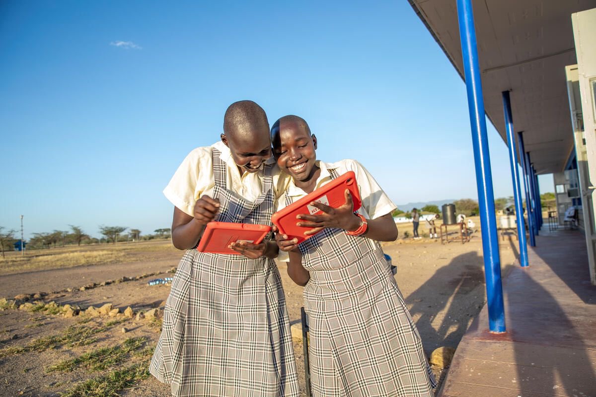 I have seen first hand  how technology inspires refugee girls to dream and be changemakers in society; a powerful tool to a better future for them &amp; their communities. We can’t leave them behind in an increasingly digitized world. #GirlsinICTDay