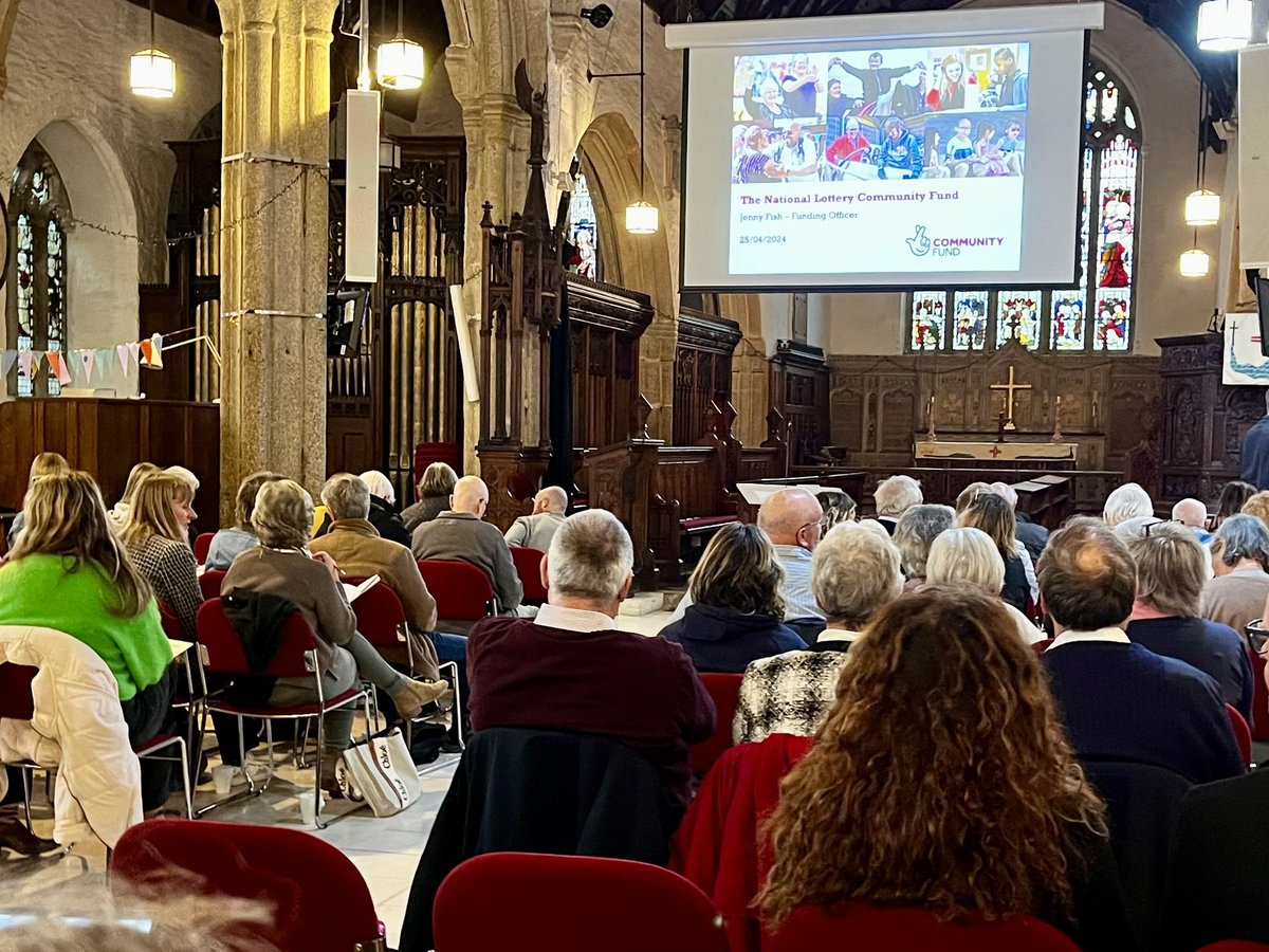 Full house for the annual @TCwll Meet the Funders event, bringing churches and local community organisations together with funder and sector experts to grow social action in Cornwall. It’s a wonderful insight into how many people are committed to this kind of work