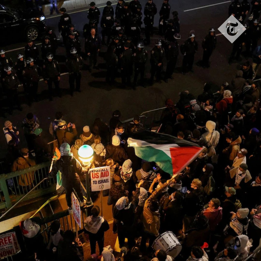 🗣️ ‘You’re baby killers’: The pro-Palestine university protest spilling out into the streets of New York At Columbia, months of demonstrations against war in Gaza appear to be reaching a crescendo: telegraph.co.uk/us/news/2024/0…