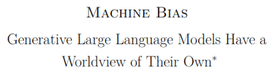 Étienne Ollion (@eollion) on Twitter photo Can LLMs replace human subjects in social science? A thread on our latest paper. 
TL;DR: to date, they cannot really, because they exhibit an unnoticed pattern we call “machine bias”. osf.io/preprints/soca… 1/n Can LLMs replace human subjects in social science? A thread on our latest paper. 
TL;DR: to date, they cannot really, because they exhibit an unnoticed pattern we call “machine bias”. osf.io/preprints/soca… 1/n