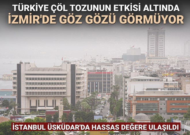 ntv's tweet photo. ÇÖL TOZU ETKİSİ SÜRÜYOR

🏜️ İzmir’de bugün de göz gözü görmüyor
🏜️ Üsküdar’da hassas değerlere ulaşıldı

https://t.co/GLSFkBE9OH

Foto: NTV https://t.co/cj0BmNgL6f