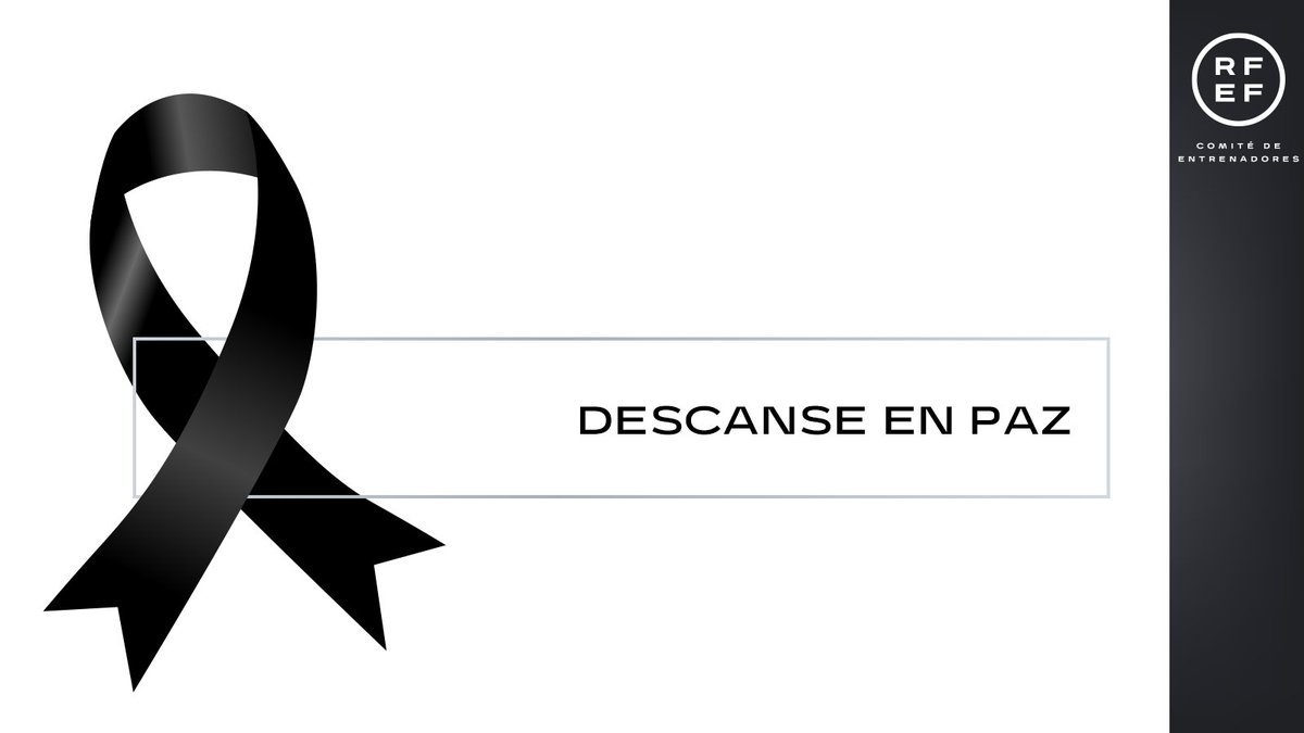 Desde @EntrenadorRFEF mandamos nuestro más sincero pésame a los familiares y allegados de Antonio Montoya Cañada, que fuera seleccionador de la @FFLasPalmas, además de haber sido miembro de la Junta Directiva del Comité Técnico de Entrenadores de la @FFLasPalmas DEP, ‘Monty’
