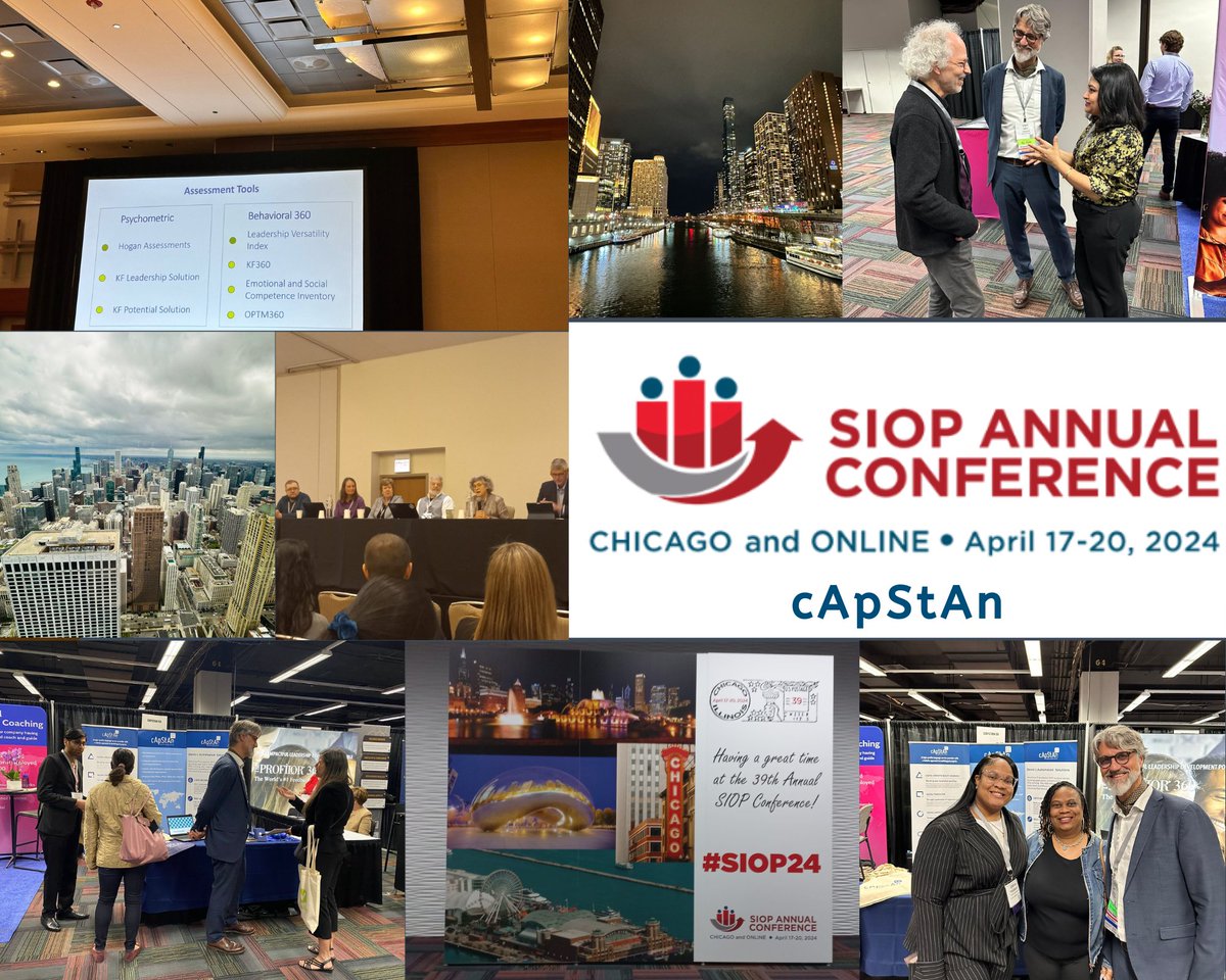 Reflecting on an incredible experience at the SIOP Annual Conference in Chicago! 🌟 These connections and experiences fuel our passion and commitment to driving positive change in the workplace. #SIOP2024 #IOPsych #SIOPSmarterWorkplace #capstanlqc