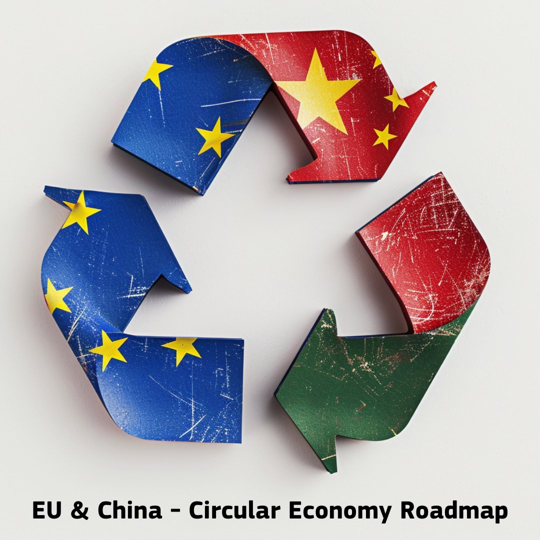 🇪🇺 🤝 🇨🇳 agreed on a new joint roadmap on #CircularEconomy It includes specific actions on plastics, battery value chains & remanufacturing. This is a crucial step towards achieving a circular economy & our environmental global ambitions #ForOurPlanet 👉 europa.eu/!TWytdn