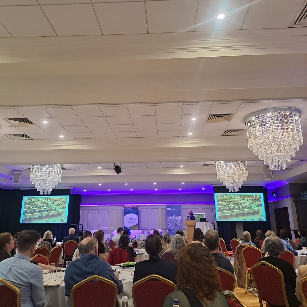 We are delighted to be attending @CILIPIreland in Newry today, with a plenary from our Membership Manager at 13.45. The day has begun on a strong note with Janet Peden from @UlsterUniLib talking about the reimagination of @UlsterUni services across campuses. #CILIPIreLAI24