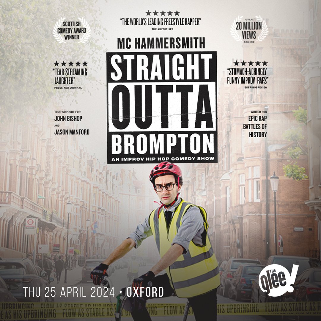 Coming up tonight! 🕡👇 @mc_hammersmith: Straight Outta Brompton Doors: 6:30pm Last entry: 7:15pm Approx finish: 9:20pm 🎟️ Tickets can be purchased on the door or in advance from bit.ly/MCHammersmithO…