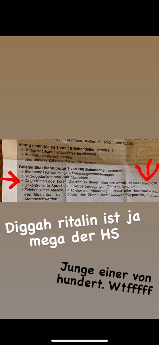 @lphafemale Ach Quatsch das ist alles sehr cool, bin froh meine gemacht zu haben aber retalin hat echt miese Nebenwirkungen. Falls du Alternativen brauchst gibt es auch Pflanzliche Arznei die man da definitiv für empfehlen kann.