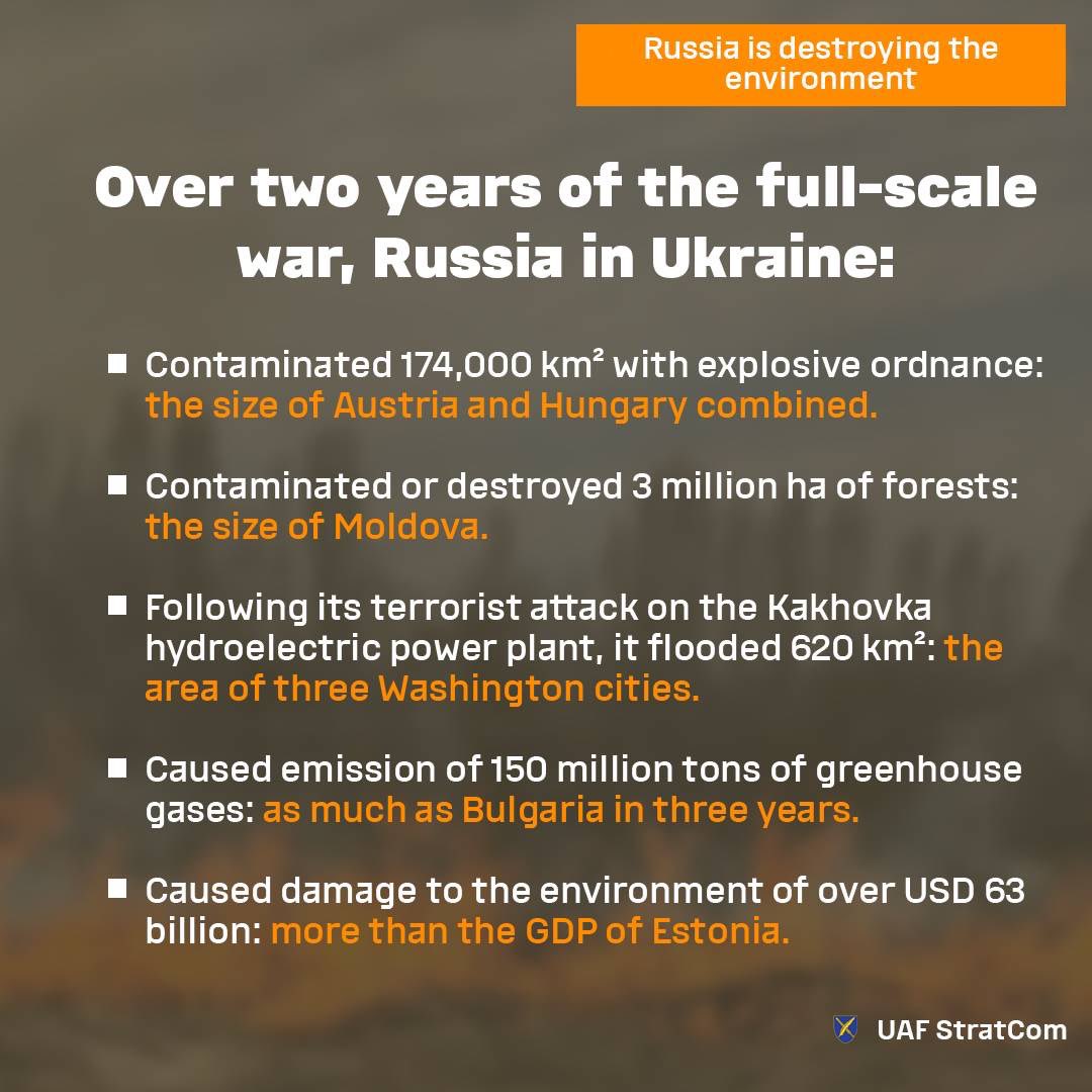 @MFA_Ukraine Ecocide along with genocide 🤬
#StopEcocideUkraine