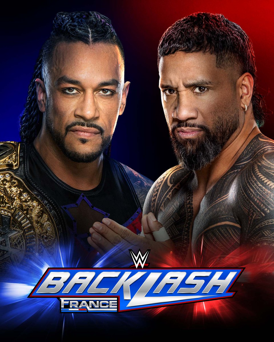 The World Heavyweight Championship is on the line when @ArcherOfInfamy defends against #JeyUso at #WWEBacklash: France! 

📺Streaming Sunday 5 May from 3am (AEST) on @binge! #WWEonBinge #WWEAustralia