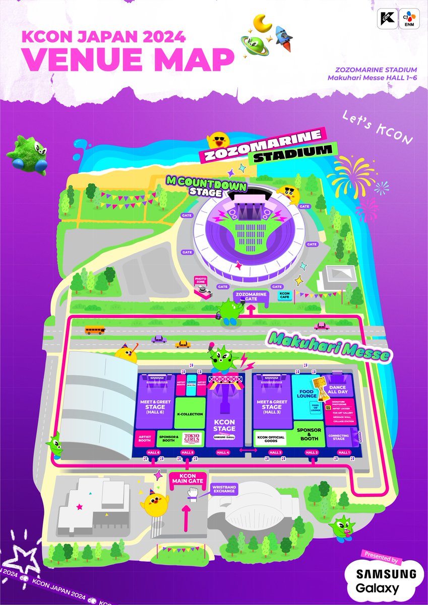 [#KCONJAPAN2024] KCON JAPAN 2024 VENUE MAP 📍 ZOZOMARINE STADIUM, Makuhari Messe GET YOUR TICKET NOW 🎫 🔗Ticket link : bit.ly/3vrYG1I 📌Ticket Info : bit.ly/4a8K5GY Last chance to purchase tickets for KCON JAPAN 2024! - 🎈2024.05.10.-05.12 ✨Let’s #KCON!