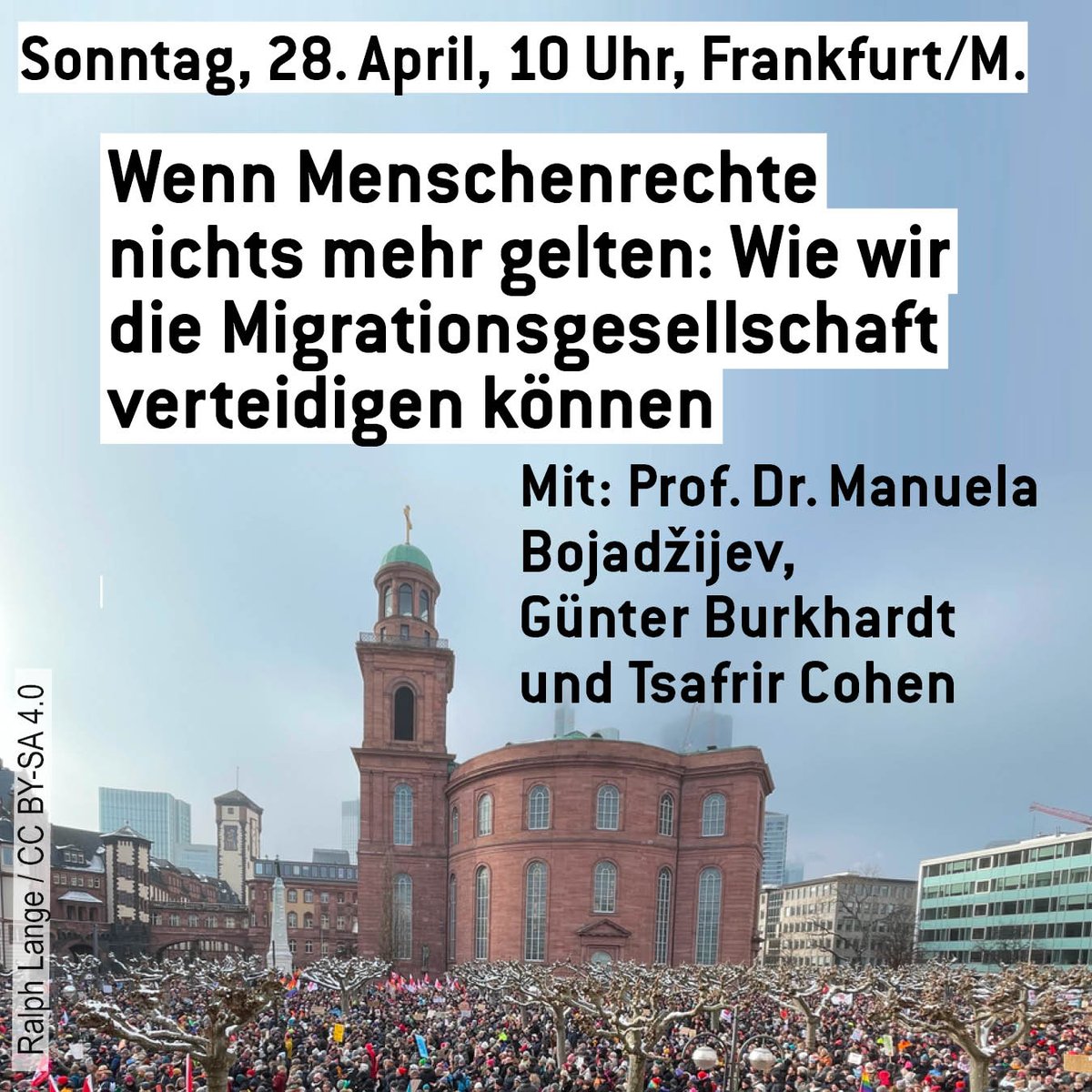 IPPNW Germany (@ippnwgermany) on Twitter photo Join us! Morgen startet der IPPNW-Jahreskongress in Frankfurt am Main mit Vorträgen von Ralf Becker, Angelika Claußen (<a href="/IPPNWgermany/">IPPNW Germany</a>), <a href="/cohen_tsafrir/">Tsafrir Cohen</a> (<a href="/nothilfe/">medico international</a>), Manuela Bojadžijev (<a href="/TSolidarities/">Transforming Solidarities</a>) und Günter Burkhardt (<a href="/ProAsyl/">PRO ASYL</a>) u.v.a.
Mehr Infos hier: ippnw.de/startseite/art… Join us! Morgen startet der IPPNW-Jahreskongress in Frankfurt am Main mit Vorträgen von Ralf Becker, Angelika Claußen (<a href="/IPPNWgermany/">IPPNW Germany</a>), <a href="/cohen_tsafrir/">Tsafrir Cohen</a> (<a href="/nothilfe/">medico international</a>), Manuela Bojadžijev (<a href="/TSolidarities/">Transforming Solidarities</a>) und Günter Burkhardt (<a href="/ProAsyl/">PRO ASYL</a>) u.v.a.
Mehr Infos hier: ippnw.de/startseite/art…