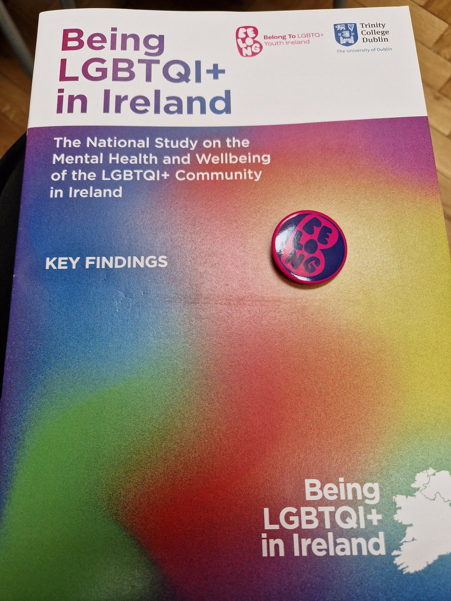 Delighted to attend the launch of #BeingLGBTQI+ Research today. Room full of love and #Pride at the @MansionHouseDub with these greats @Mike_Healy_ @LGBT_ie and @MargaretMcQui10