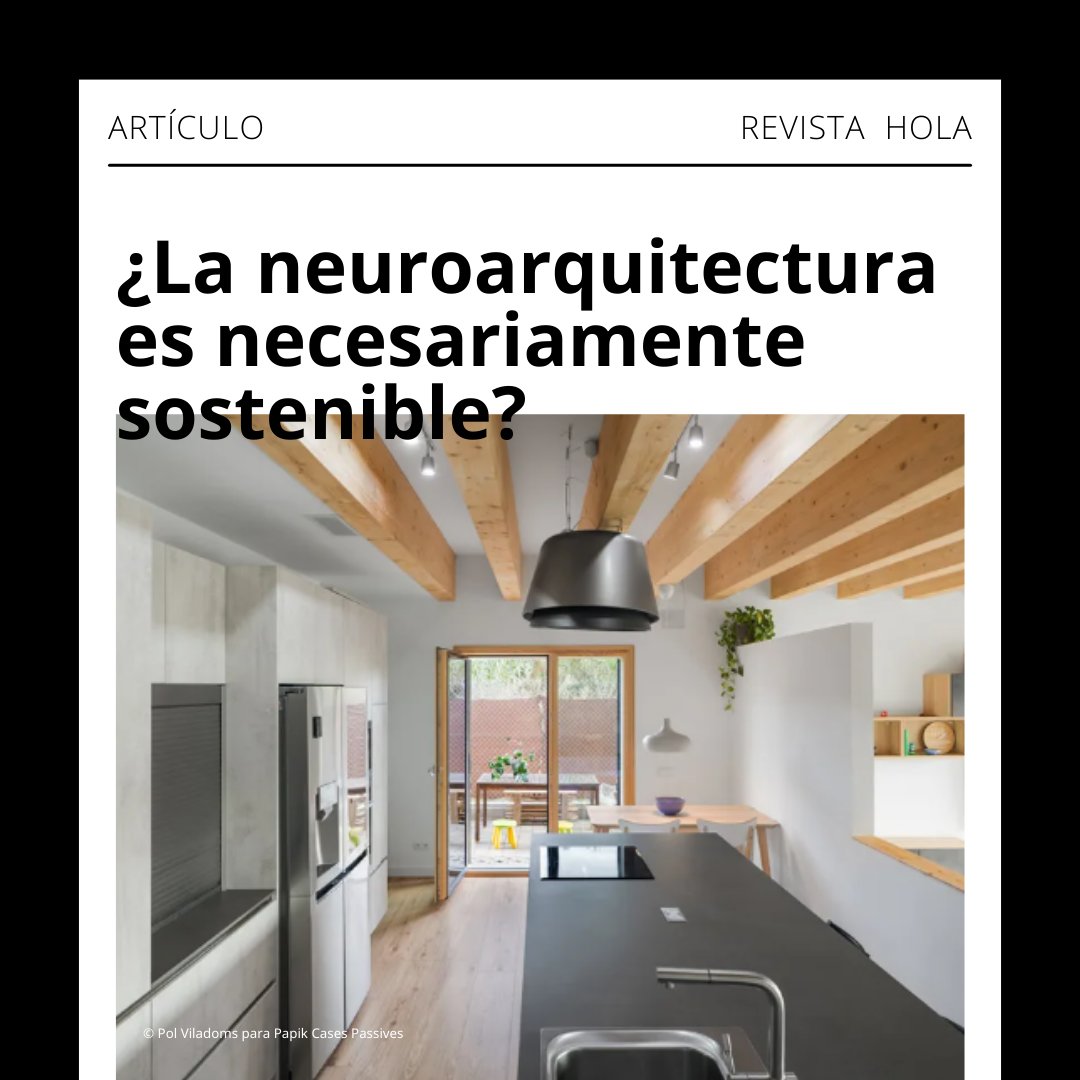 ¿La neuroarquitectura es necesariamente sostenible?

👉Link artículo: hola.com/decoracion/gal…

👉Link proyecto. energiehaus.es/proyectos-pass…

#arquitecturasostenible #neuroarquitectura #eficienciaenergética