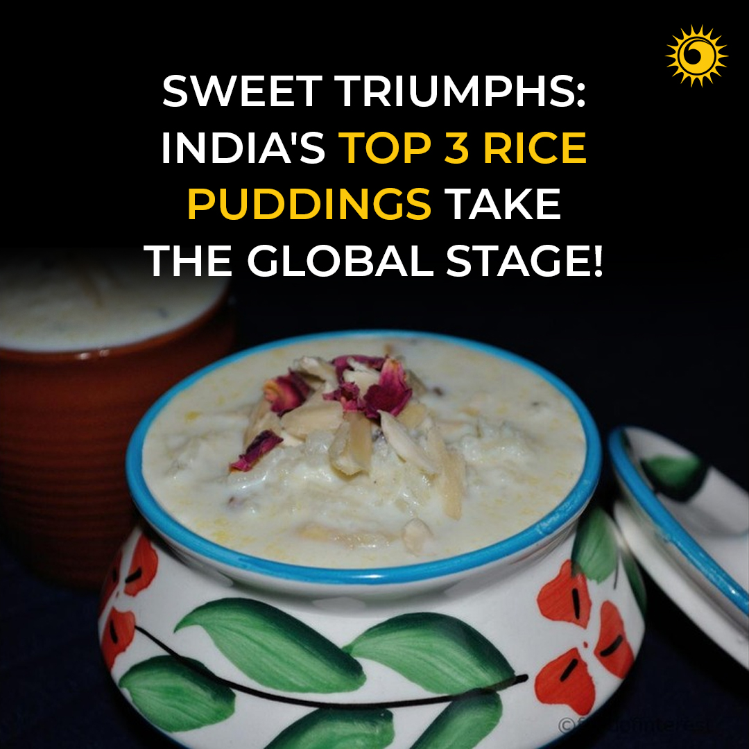 'Sweet triumphs! India's top 3 rice puddings take the global stage, showcasing the country's culinary mastery.' 🍚✨ 

Know more👉 thebrighterworld.com/detail/Sweet-T…

#RicePudding #IndianDesserts #GlobalCuisine #SweetDelights #GourmetJourney #FoodieFavorites #CulinaryShowcase #explore