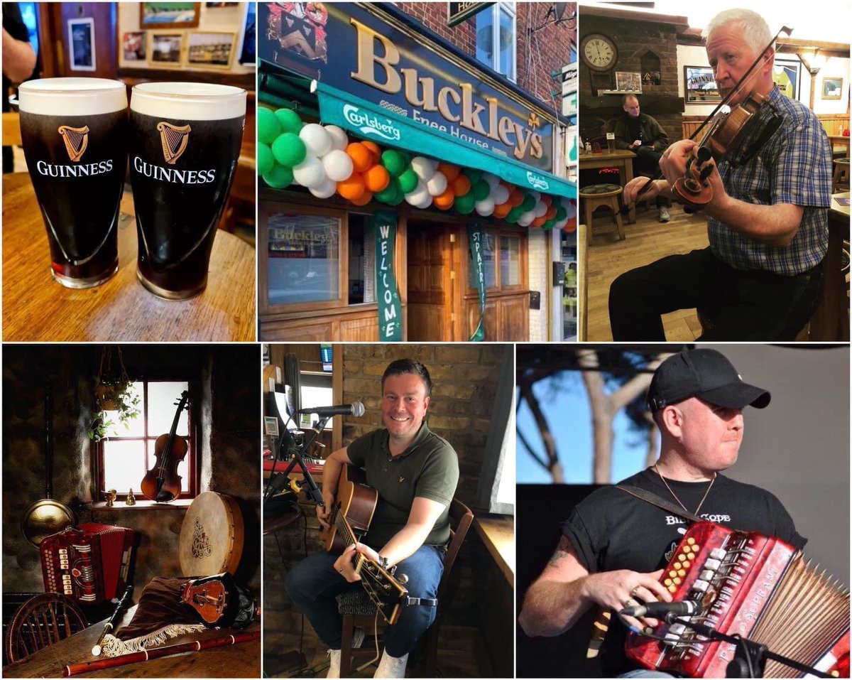 ☘️ Our weekly Irish trad session continues tonight & every Thursday night from 8:30-10:30pm in Buckleys, Queensbury! All trad musicians & singers welcome! #Harrow #IrishMusic #ThirstyThursdays 🎻🪗🪕