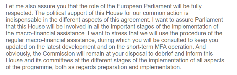 Not once, in opening or closing remarks, did @MargSchinas mention 'human rights' or 'democracy' in a EU Parliament debate on the #EU-#Egypt deal this week He completely ignored concerns raised by most MEPs, despite platitudes on the importance of the EP: europarl.europa.eu/doceo/document…