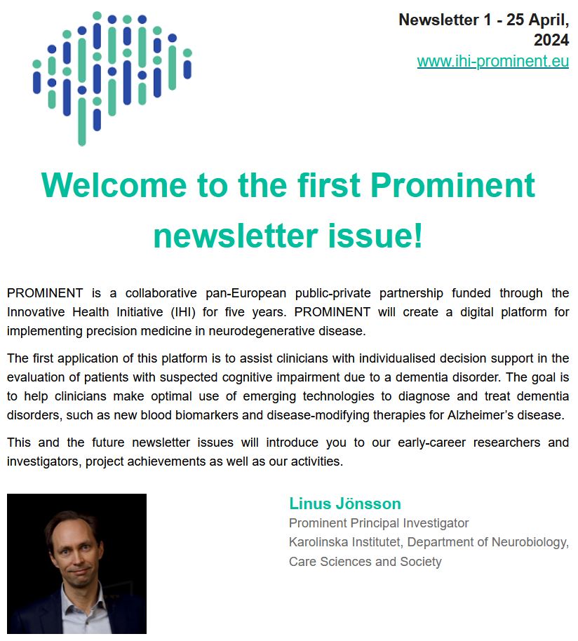 Welcome to the first @IHIEurope @IHI_PROMINENT newsletter issue! This and the future newsletter issues will introduce you to our early-career researchers 🌟 and investigators, project achievements 💪 as well as our activities. bit.ly/PROMINENT-News…