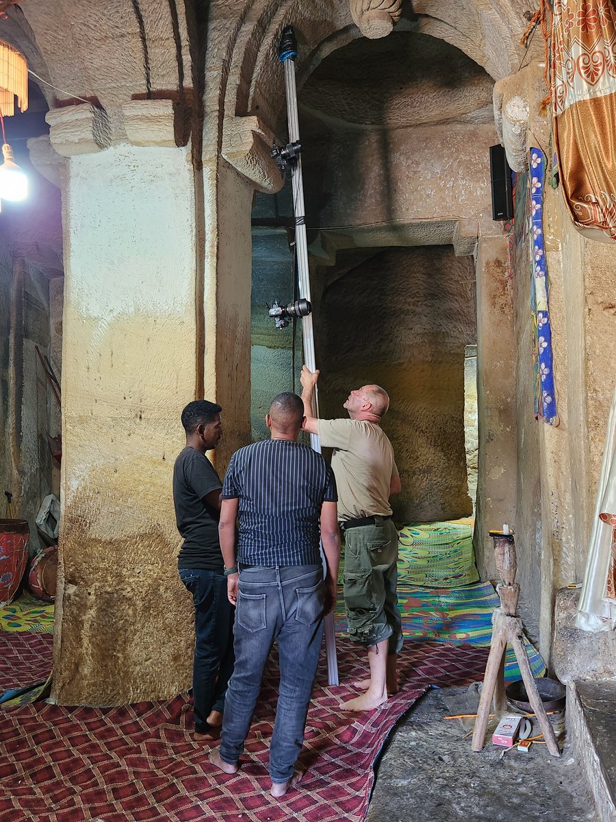 Phase 2 of our RELIGHT Project (Restoring Religious Heritage in Eastern Tigrai, Ethiopia) is drawing to a close. We are documenting and assessing architectural damage at selected churches and Debre Damo Monastery. Funded by @ALIPHFoundation
