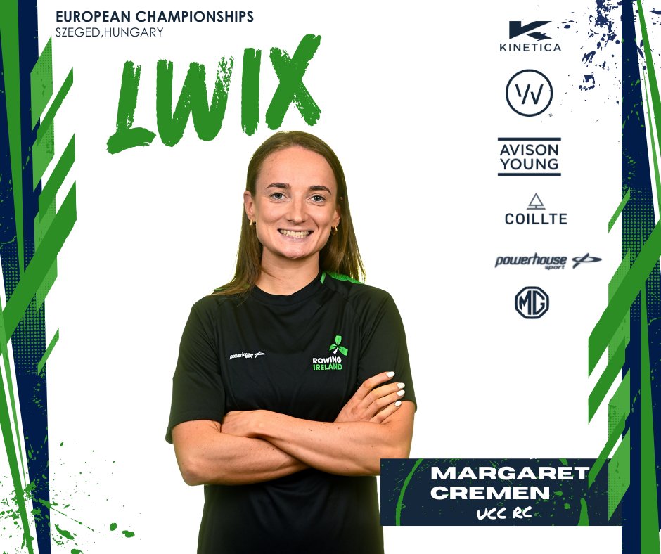 ☘️Preliminary Race Result ☘️ Margaret Cremen has finished in 2nd place in the LW1X Preliminary Race! #greenblades #wearerowingireland