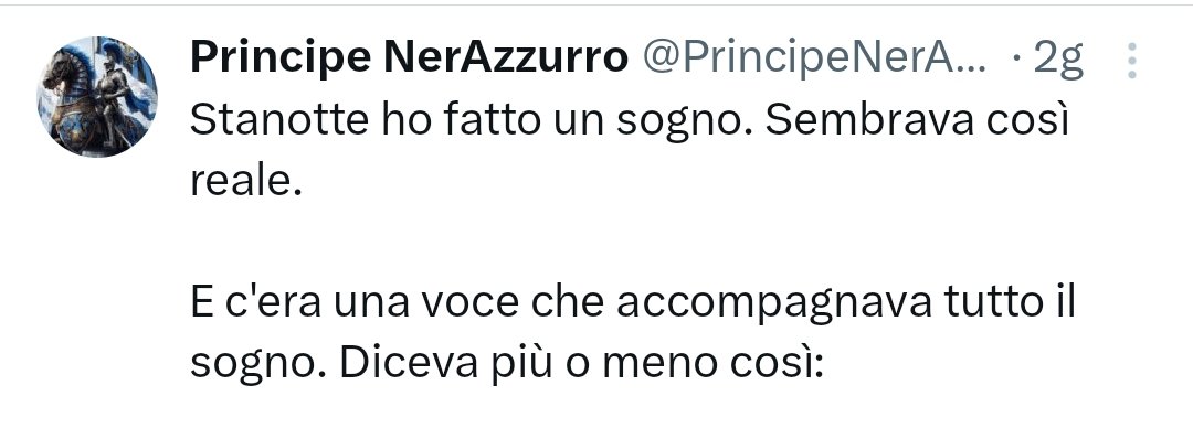 Martedì mattina avevo scritto questo.

Poche ore dopo viene annunciata la canzone celebrativa della Seconda Stella che si intitola proprio:

'Ho fatto un sogno'

Bho raga a me sembra tutto così magico...

#Inter #MilanInter #Calhanoglu #Inzaghi #Zhang #DerbyMilano #Lautaro