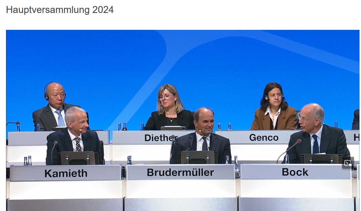 Drei Vorstände der BASF. Kurt Bock 2011 bis 2018, Martin Brudermüller, 2018-2024 und (voraussichtlich)
der kommende Markus Kamieth.  Die Abschlussrede von Aufsichtsratschef Kurt Bock jetzt herunterladen: gomex-newsroom.de 
#BASF
