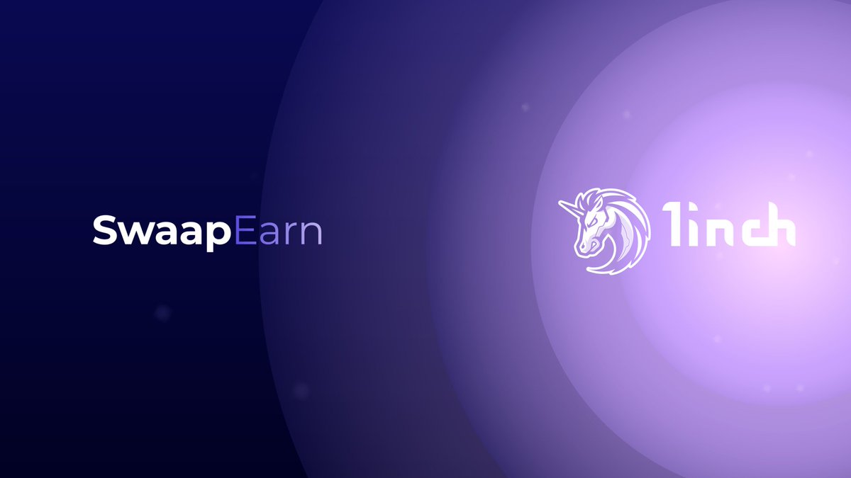 SwaapFinance's tweet photo. Today, we kick off the Swaap Earn x @1inch campaign!

It features a new quest and a new prize of 500 $USDC.

Let's dive in 👇 https://t.co/X8EpmlqmXN