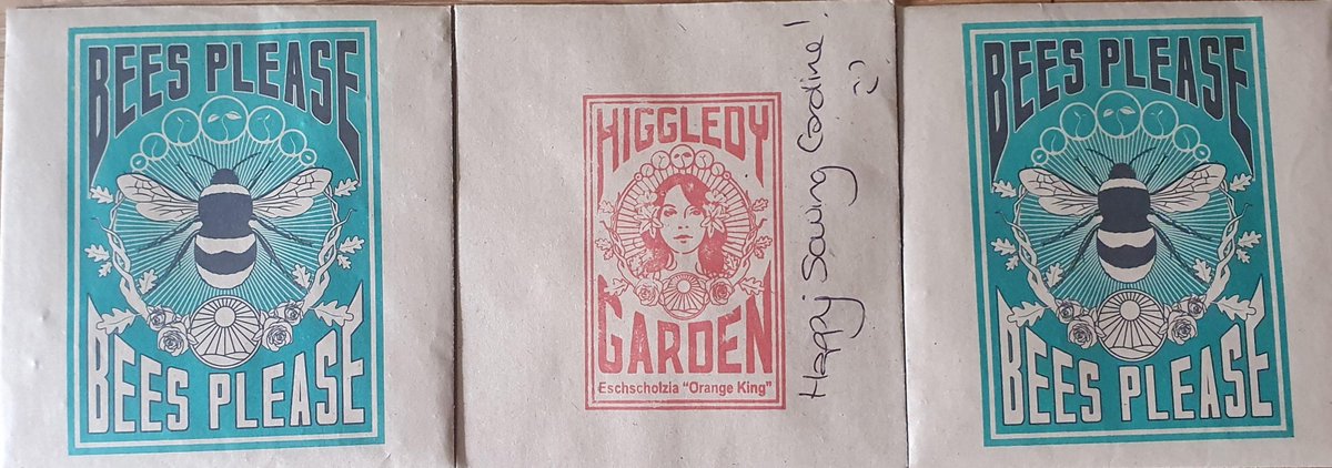 Looking forward to sewing these seedy lovelies which have just arrived from <a href="/higgledygarden/">Benjamin Ranyard</a>. Even more, we are anticipating the flotilla of colour and scent that they will doubtless give us.