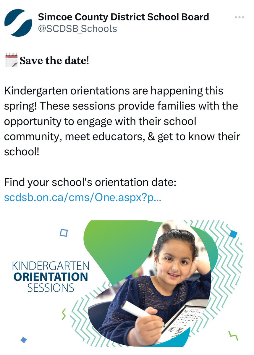 Orchard Park (@OrchParkPS) is hosting its Welcome to Kindergarten evening on May 8.