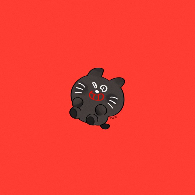 「黒猫 シンプルな背景」のTwitter画像/イラスト(新着)｜3ページ目