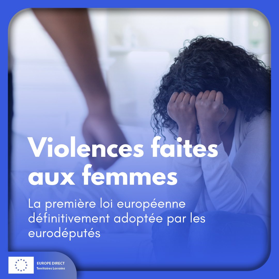 👩✅ La directive européenne pour lutter contre les violences envers les femmes a reçu l’aval du Parlement européen mercredi 24 avril. 🚫 mariage forcé 🚫 mutilations génitales féminines 💪 lutter contre le cyberharcèlement 🟡 En savoir plus : touteleurope.eu/societe/violen…