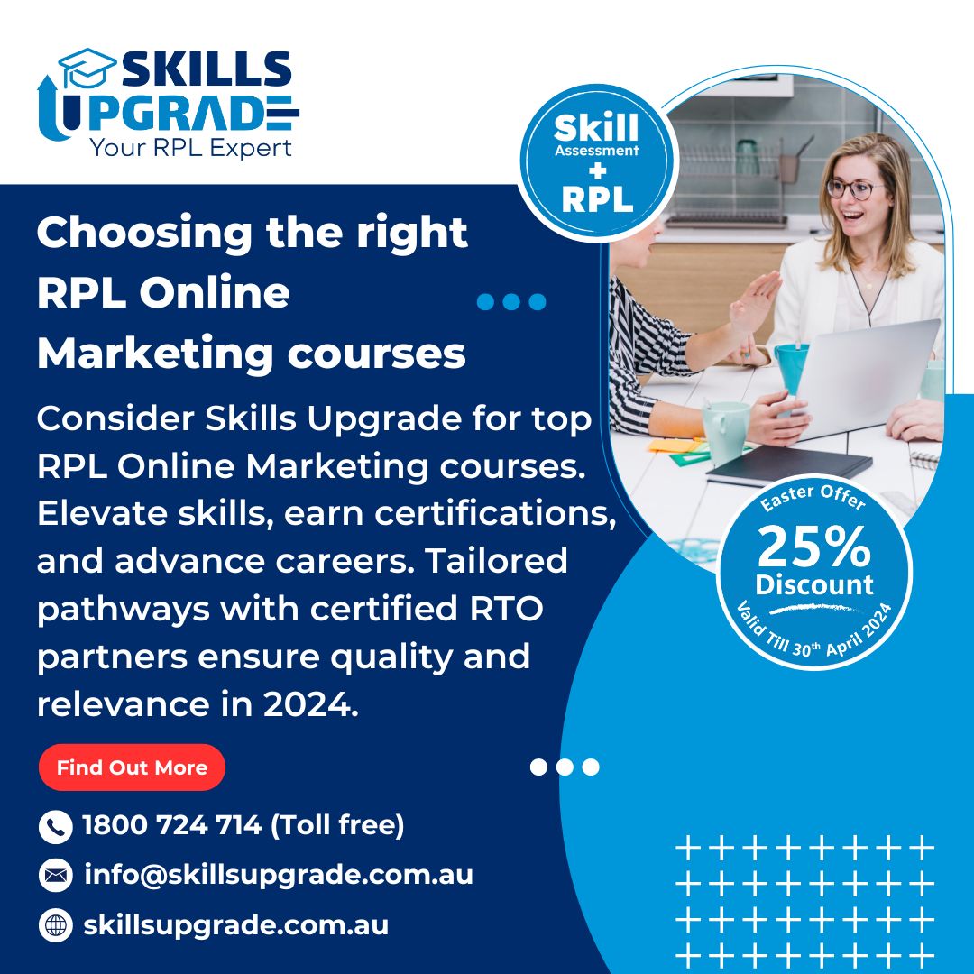 ✨Are you looking to boost your marketing career or business skills with RPL online courses? 🚀we offer comprehensive RPL marketing courses designed to elevate your expertise and career prospects. tinyurl.com/online-marketi… #SkillsUpgrade #MarketingCourses #RPLMarketing #CareerBoos
