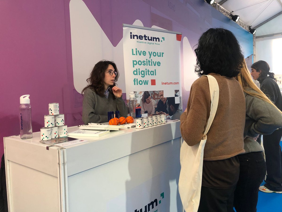 inetum_es's tweet photo. ¡Estamos en #MEMEnginy de la @UABBarcelona!
Si quieres saber más de nosotros, nuestros proyectos las oportunidades laborales más demandadas... ¡ven a vernos!
Con nuestras compañeras de #People tenemos un equipazo para atenderte.
#WeAreInetum https://t.co/X2IyukqX2R