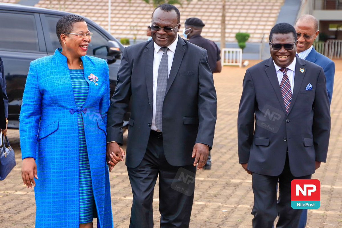 PHOTOS: The Speaker of Parliament, Rt. Hon. Anita Among has arrived at Kololo ceremonial grounds for the 7th Joan Kagezi Memorial Lecture.  📸: @francis_isano #NBSUpdates