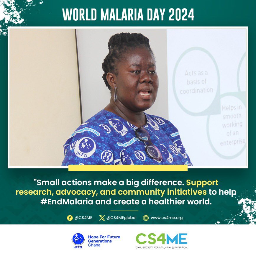 TODAY IS WORLD MALARIA DAY 2024! Small Actions make a huge difference! Support research, advocacy, and community initiatives to help #EndMalaria and create a healthier world. #WorldMalariaDay2024