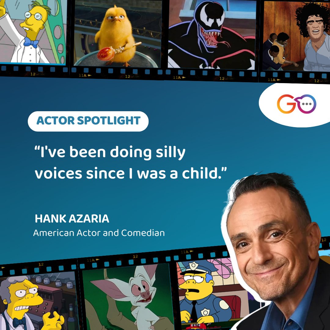 From Springfield to the silver screen, @HankAzaria has been the master of voices that defined a generation! 🎬🎤

👉 His characters? Legendary. His talent? Unmatched. ✨

#actor #voicelegend #voiceover #voiceactor #voiceartist