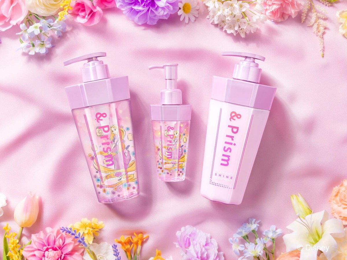 #Disney #ディズニー 

🏢アンドプリズム　(&amp;Prism)

ラプンツェル限定デザイン
and-prism.com

＼本日発売／

芯から輝き“しっとり”まとまる仕上がりの「ダイヤモンドシャイン」シリーズ！
華やかな「トワイライトピオニー」の香り✨

⏩#D_ライセンス