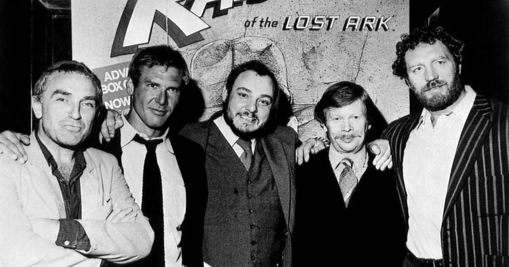 A fantastic shot from the UK premiere of RAIDERS OF THE LOST ARK.
