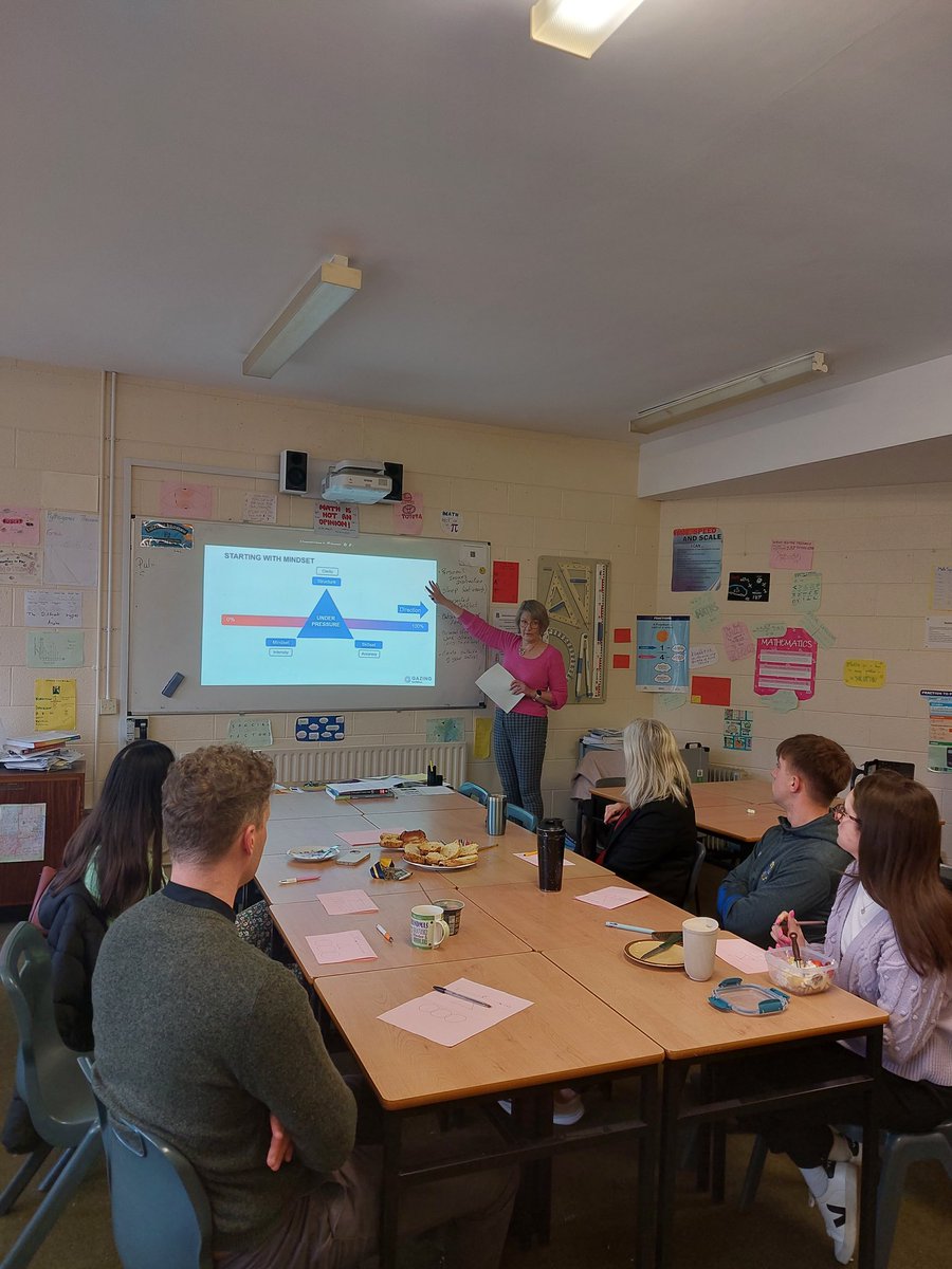 A big thank you to Ms. McAdam for hosting our final early morning Teach-Meet of the 2023/24 academic year, centered around 'Performing under Pressure.' Ms. McAdam, a qualified life coach, provided invaluable insights and plenty of food for thought. #teachmeet #collaboration