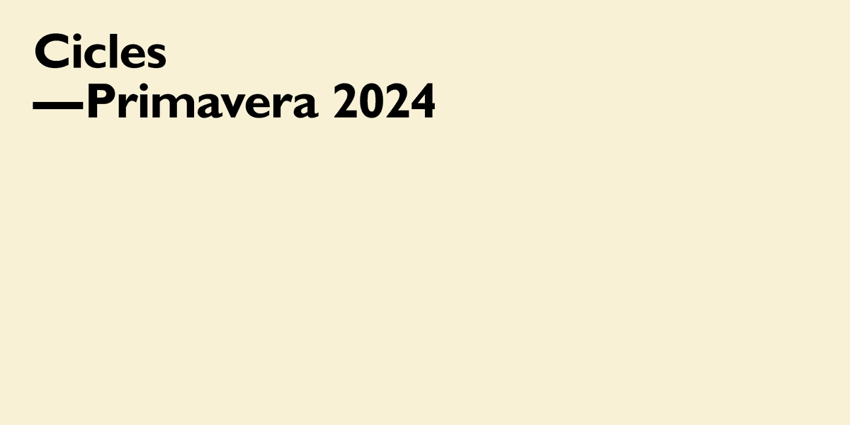 S'apropen els cicles de primavera! 🐝 Tenim dos cursos perfectes per a periodistes o persones interessades en els gèneres literaris periodístics i un dedicat a estudiar l'obra i figura de David Foster Wallace. Apunta-t'hi ➡️ t.ly/aWy-2