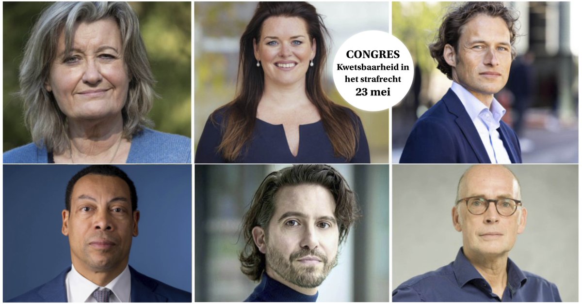 @ministervRB opent het congres 'Kwetsbaarheid in het strafrecht' in @100KIT op 23 mei. ⚖️ Met prominente sprekers als @SvenBrinkhoff, @AHTDEHAAS, @Ubuntunederland, Jan Meeus, @janssen_jacco, Frank Wieland en @mariekedehoon.👇go.uva.nl/44fmLpk @UvA_Amsterdam #Strafrecht #Law