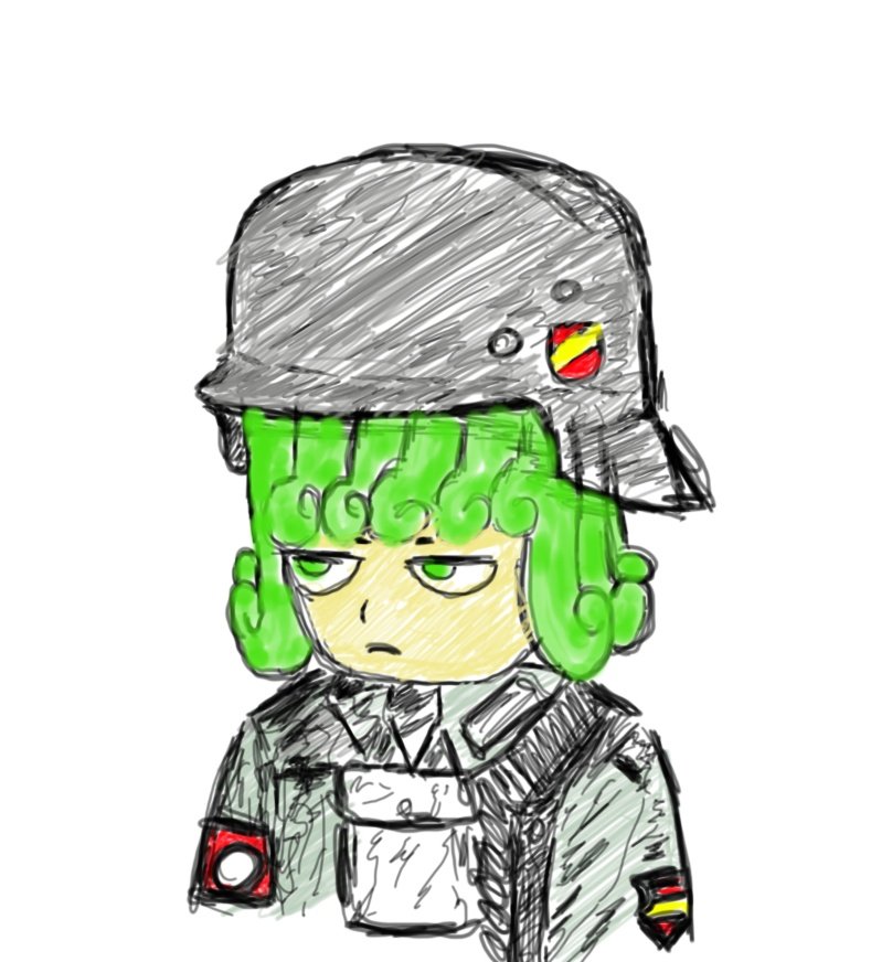 I had a little free time so I did Wehrmacht Tatsumaki (it was a very fast draw)