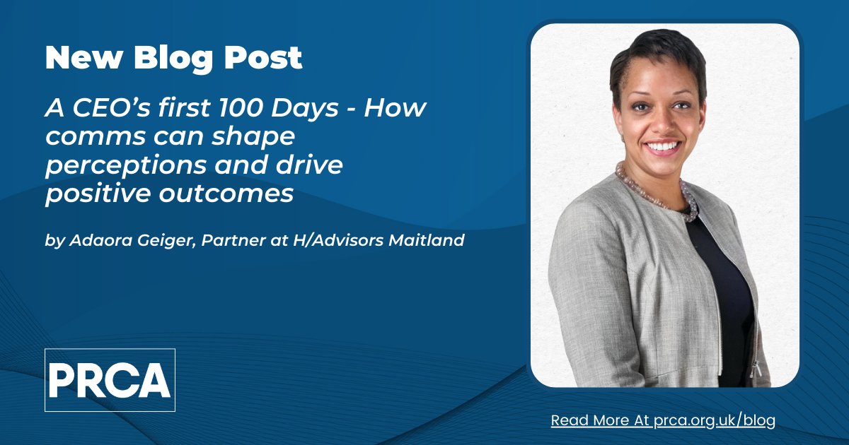 Navigating the first 100 days as a new CEO? Communication is 🔑. Effective communication sets the stage for success, from understanding the organization to building credibility. Read the latest blog by @H__Advisors’ Adaora Verena Geiger. ✍ ow.ly/eX2J50RjM5M