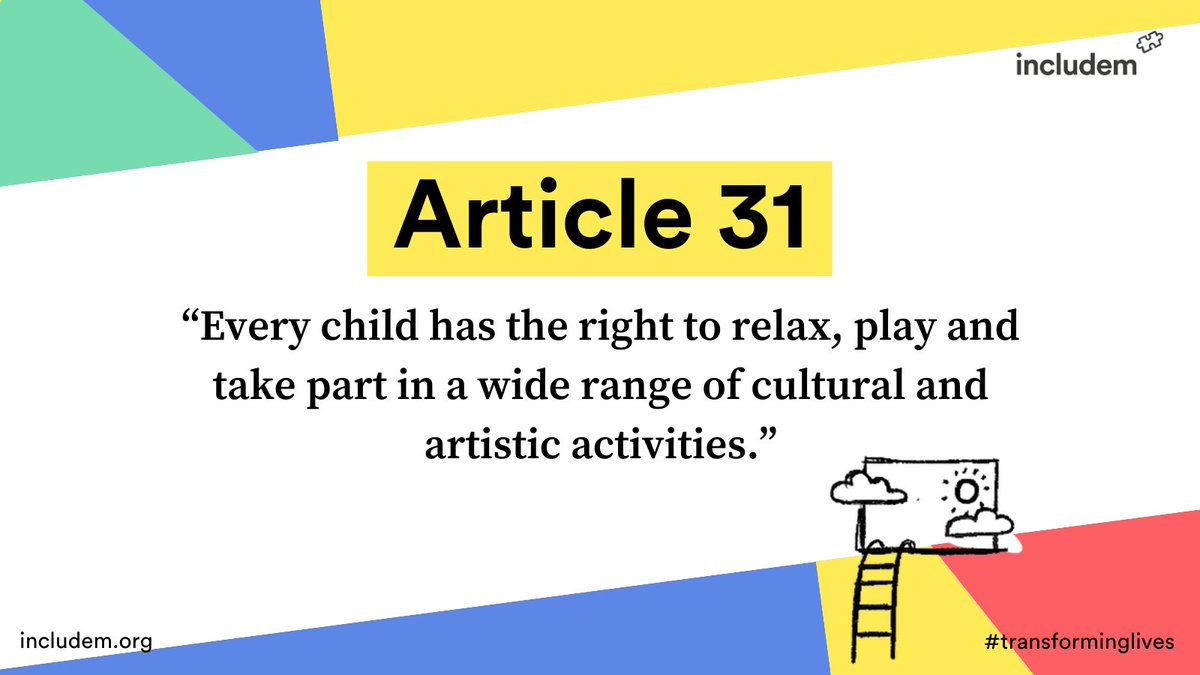 Although children's rights is the focus for this month of #TransformingLives, it is something we support 24/7. Our unique toolkit, A Better Life, and Young Person's Fund allow the children and young people we support the access to activities all year round! #includemtl #uncrc