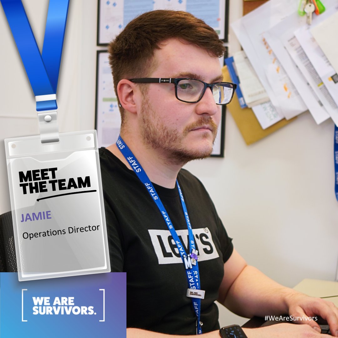 “Every survivor that comes through our doors, takes a quick read of our website or writes down our office number for when they are ready, makes all the hard work feel worth it and I wouldn’t change a thing in the world for that” – Jamie #WeAreSurvivors #GreaterManchester