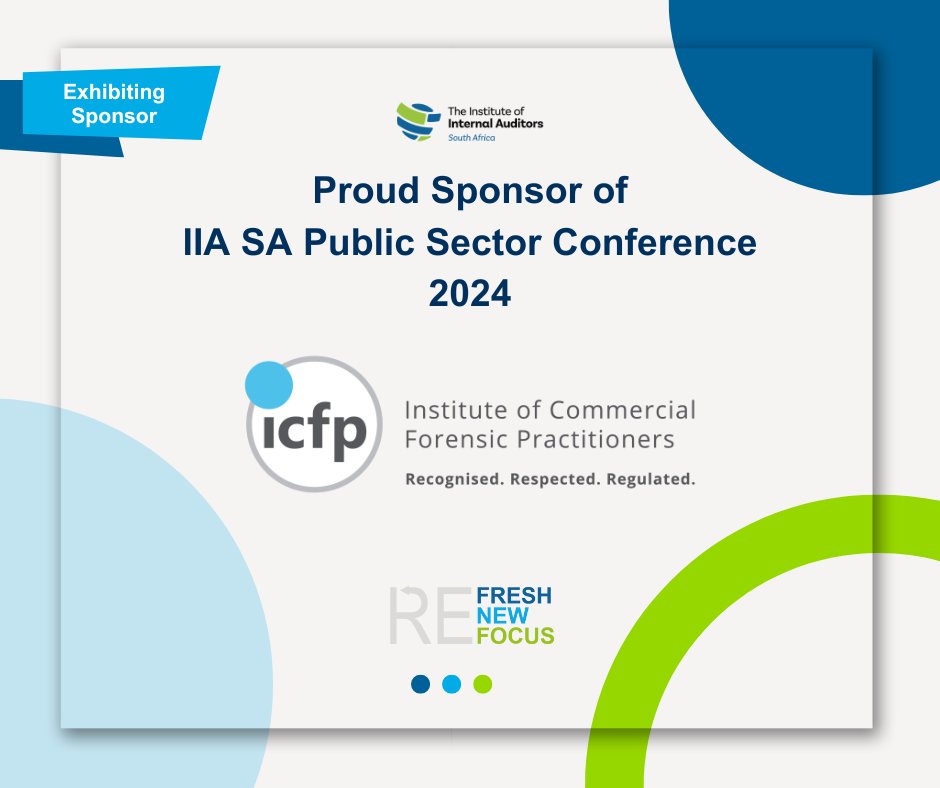 Introducing our sponsors for the upcoming Public Sector Conference 2024 on May 9-10 at Emperors Palace Jhb

A warm welcome to our Exhibiting sponsor, ICFP

Register at: tinyurl.com/59vtknbf

#publicsectorconference #sponsorspotlight #partnership #internalaudit