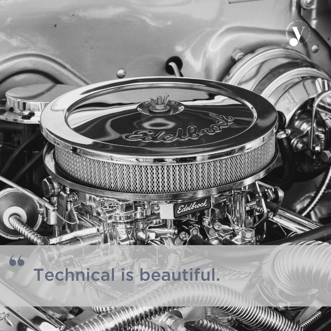 Tony Feghali inspirational quotes: Technical is beautiful 

#InspirationQuotes #PositiveVibes #MotivationMonday #DailyInspiration #WordsOfWisdom