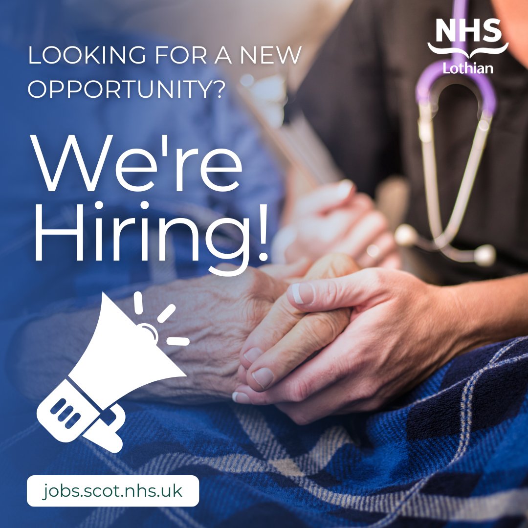 An exciting opportunity for band 5 Adult or Learning disability trained nurses to join our Pan Lothian Complex and Exceptional Needs Service', caring for patients across the region in their own homes 🏡 For more information and to apply check apply.jobs.scot.nhs.uk/Job/JobDetail?…