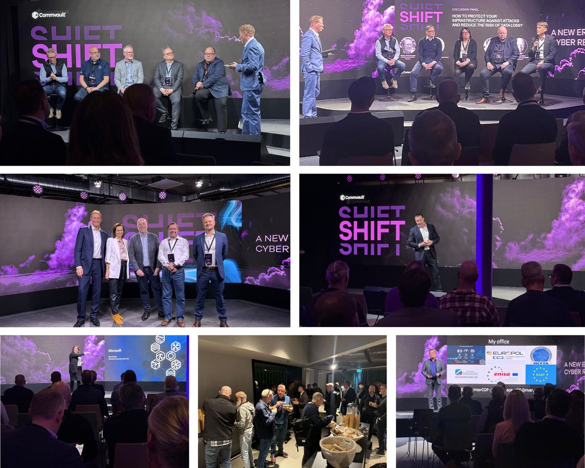 Tack för an amazing #CommvaultSHIFT Stockholm! A big shoutout to our speakers, customers, partners and attendees for making this event a great success. Together, we're paving the way for a more resilient future and let's continue to #LeaveChaosBehind.