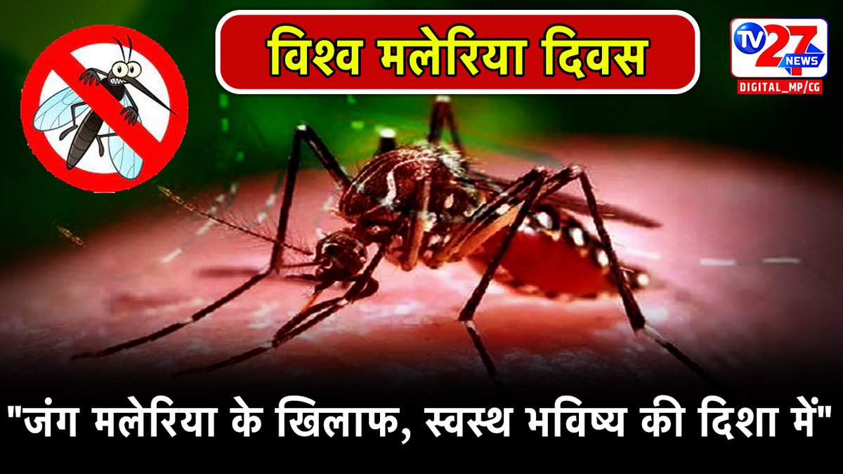 World Malaria Day 2024: विश्व मलेरिया दिवसजंग मलेरिया के खिलाफ, स्वस्थ भविष्य की दिशा में  
#WorldMalariaDay2024 #WHO #MalariaDay2024 #healthy
youtu.be/ah2rxPTp108